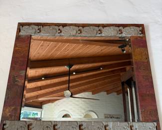 Insane Myan Style Mirror (Rustic Wood & Metal)