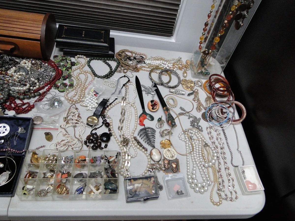 Vintage Jewelry, some sterling