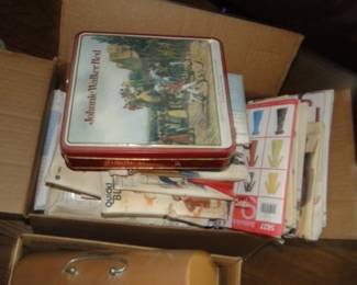 Vintage patterns, sewing