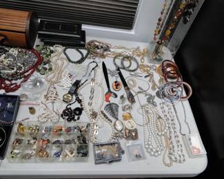 Vintage Jewelry, some sterling