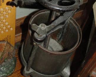 Antique lard press