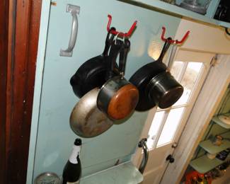 Cast iron and more pots pans