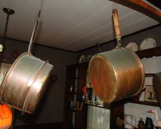 Copper pots