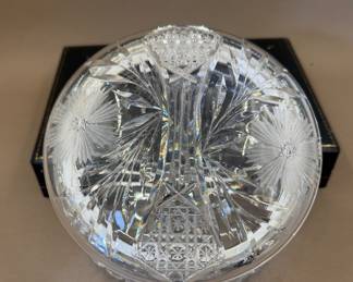 Pairpoint cut glass jewelry casket