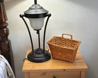 Nightstand And Lamp