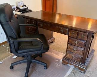 Solid Wood Desk Office Chair