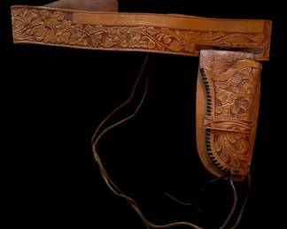 Tooled Leather Holster