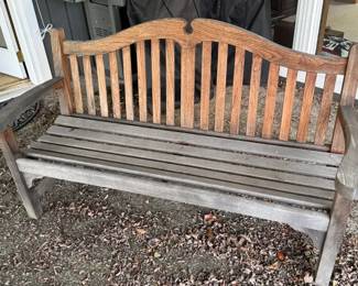 Smith Hawken Wood Garden Bench