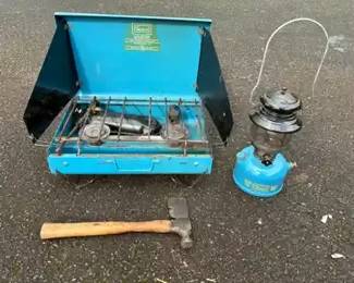 Vintage Camp Stove And Lantern