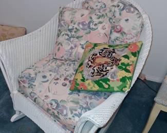 Wicker rocker