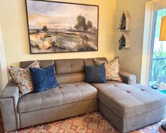 $100 City Furniture Pullout Sofa - Mechanism that locks pullout in place is broken.