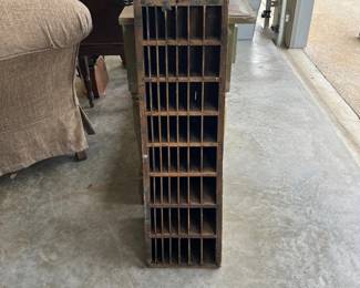 antique hotel key cupboard