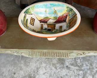 Mexican ceramic sink