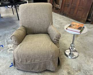 armchair by Century with slipcover