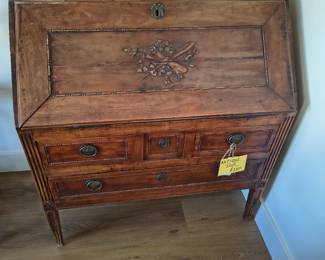 Antique Desk with drawers inside and hidden compartment