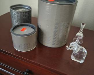 Swarovksi figures and bells