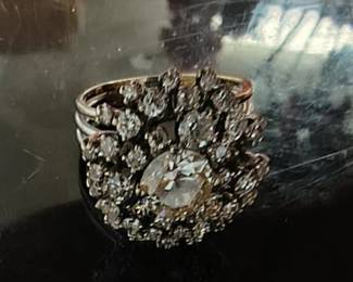 Center Diamond is 1.25 Ct.