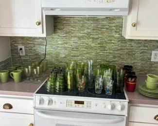 VINTAGE GLASSWARE AND SOME NEW