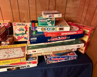 Vintage board games