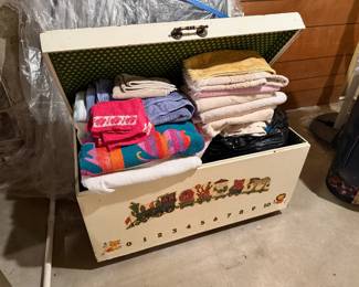 Vintage children's toy chest