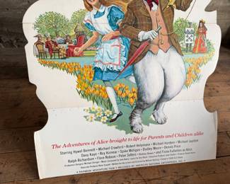 This lot features a collection of three (3) vintage standees including films such as “Alice’s Adventures in Wonderland”, “The Strongest Man in the World”, and “The Castaway Cowboy”.
