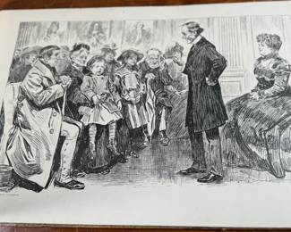 This lot features a pair of antique illustrated books featuring drawings by Charles Dana Gibson. A Widow and Her Friends is a hardcover book published around 1901, featuring the iconic Gibson Girl illustrations. The Education of Mr. Pipp is another collection of Gibson’s works, often bound similarly in large folio formats. 