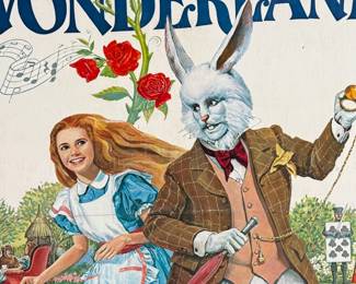 This lot features a collection of three (3) vintage standees including films such as “Alice’s Adventures in Wonderland”, “The Strongest Man in the World”, and “The Castaway Cowboy”.