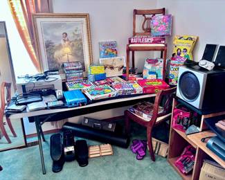 Games, Workout Equipment, Electronics and Chairs