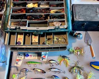 Fishing Lures and Tackle Box