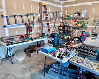 Tools, Extension Ladder, Step Ladder, Bike, Fishing Lures and More