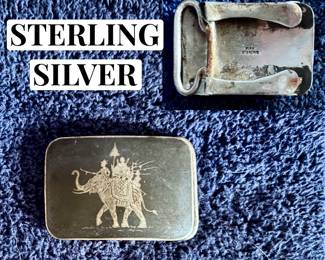Sterling Silver Belt Buckle