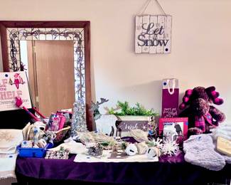 Christmas Decor and Mirror