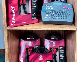 New Cords and Label Printer