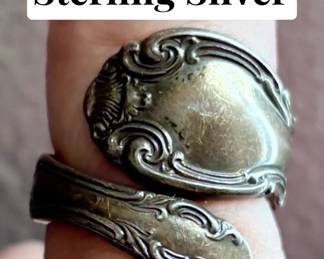 Sterling Silver Spoon Ring