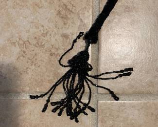 detail of 1920s beaded flapper