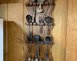 spoons and tea strainers