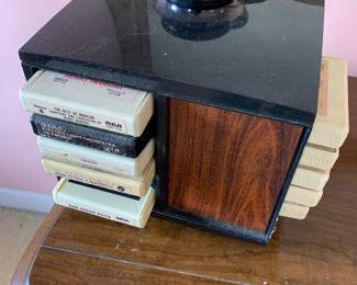 Eight track cassettes