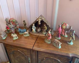 ceramic nativity set