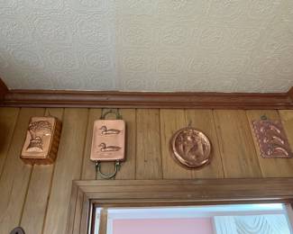 some of the copper molds