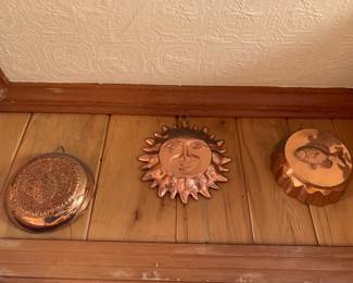 some of the copper molds