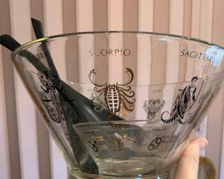 Vintage Mid Century salad set