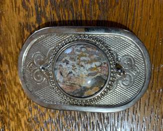 agate belt buckle