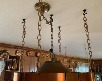copper hanging rack