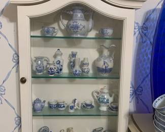 Blue and white decor