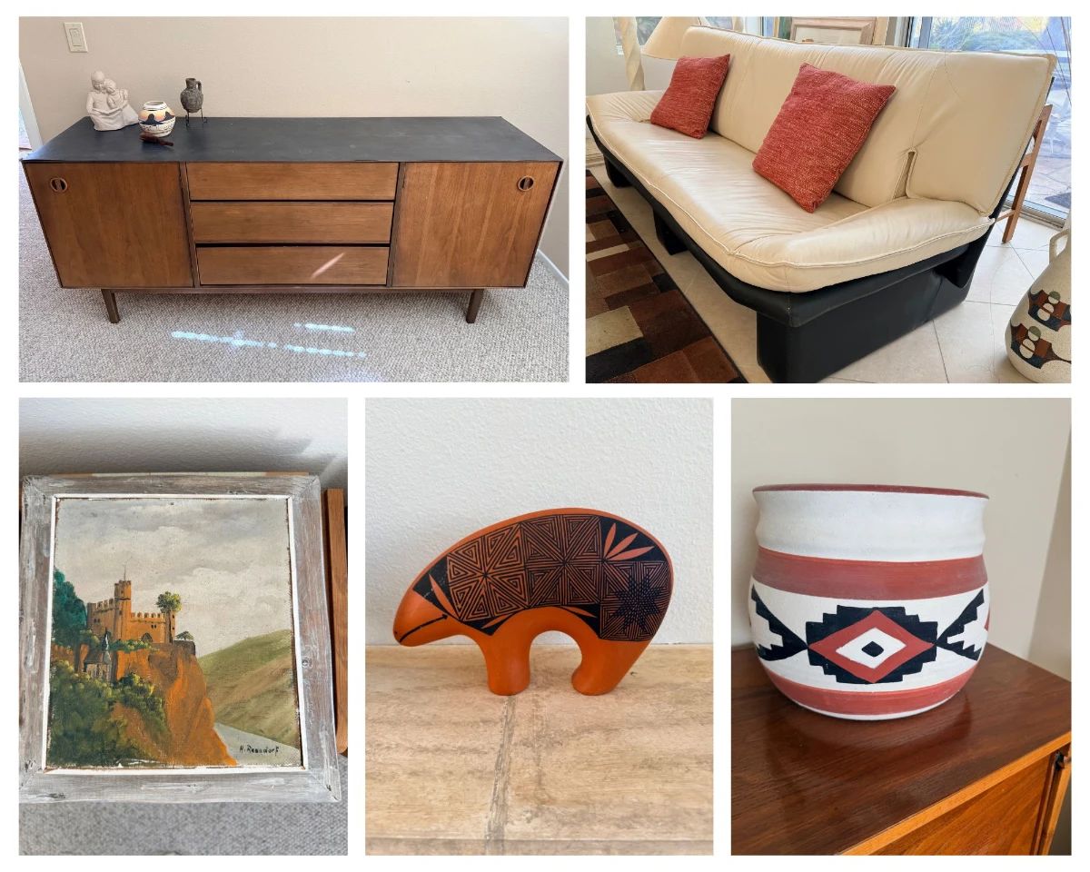 Mid-century, southwest and world influences