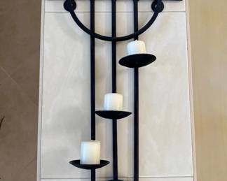 Vintage wall-mounted candle holder