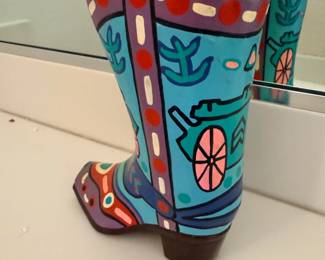 Southwestern boot decor