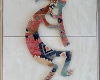 Southwestern-style Kokopelli wall art 