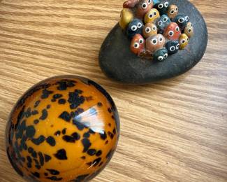 Vintage paper weights pet rock concert