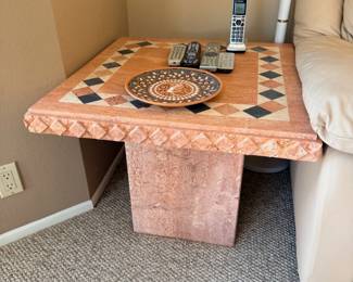 Vintage stone marble table